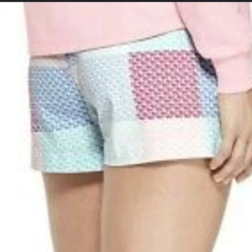 Vineyard Vines For Target Girls Shorts Sz5T Patchwork Whale‎ Print